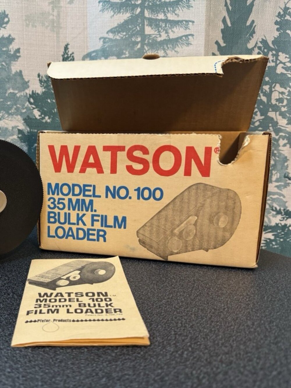Vintage Watson Model no. 100 35mm Bulk Film Loader - Complete With Manual
